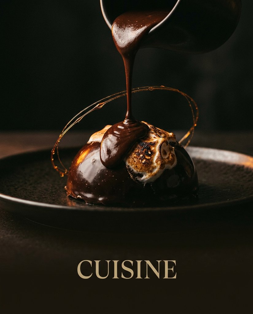 Desserts and patisserie food photography