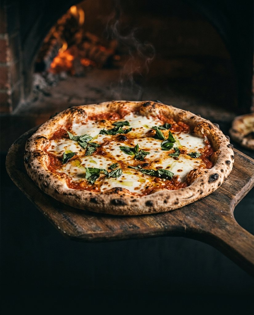 Pizza food photography