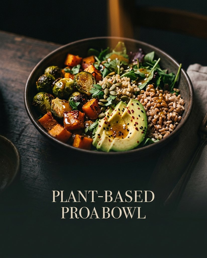Vegan and plant-based food photography